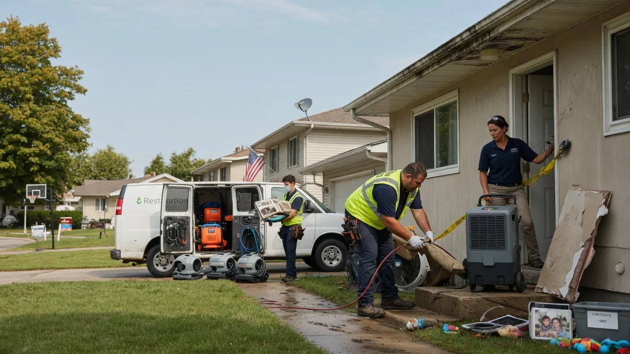 Water Damage Restoration in Keyesport, IL near me